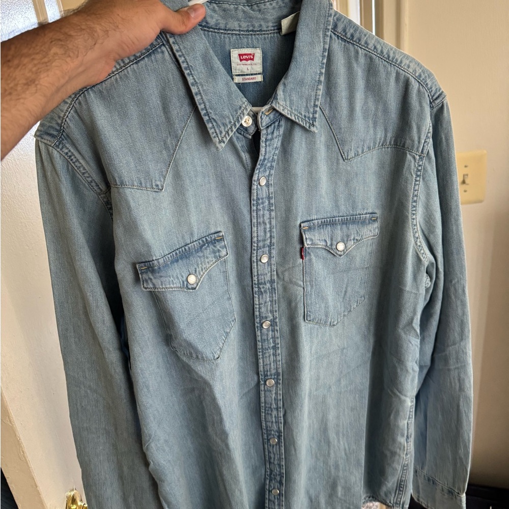 Levi's Classic Blue Denim Shirt